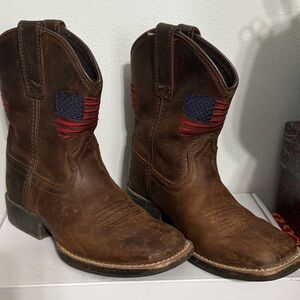 Ariat Brown Kids Cowboy Boots